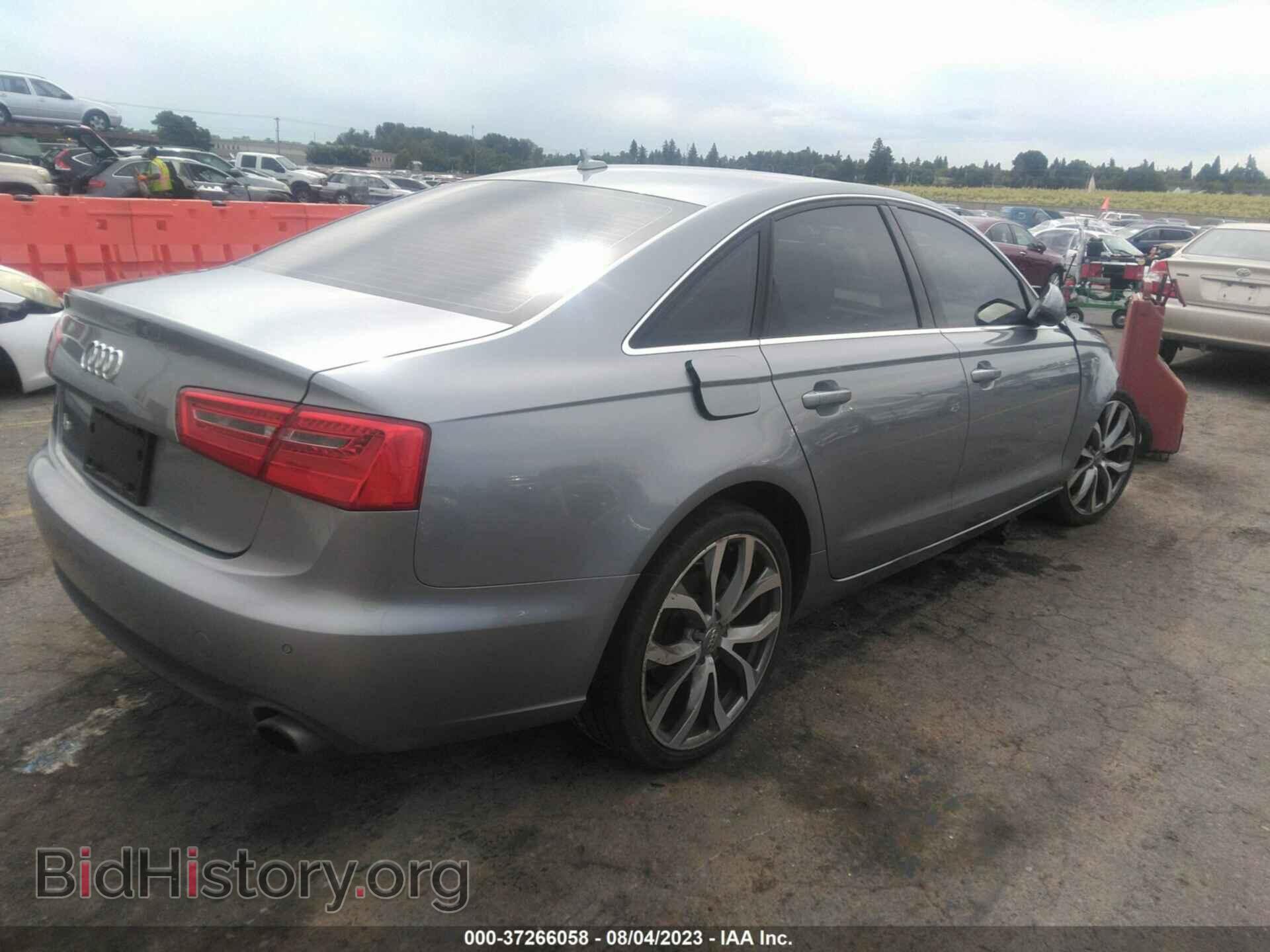 2013 AUDI A6 - VIN: WAUGFAFC1DN056829 - Фото 4