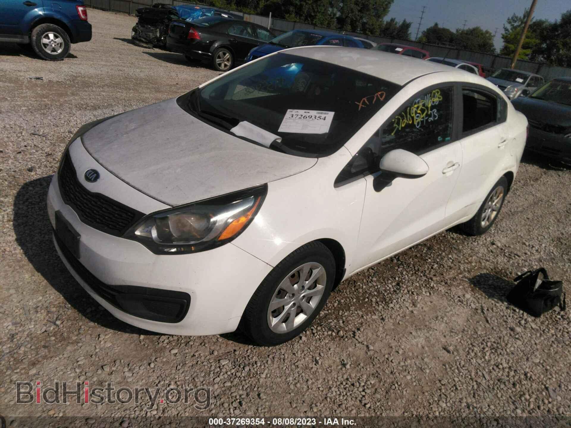 2013 KIA RIO - VIN: KNADM4A3XD6280936 - Фото 2