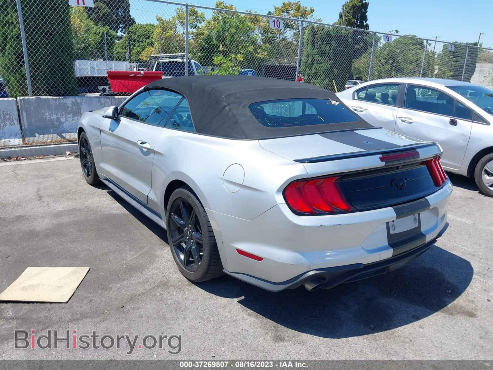 2018 FORD MUSTANG - VIN: 1FATP8UH3J5124524 - Фото 3