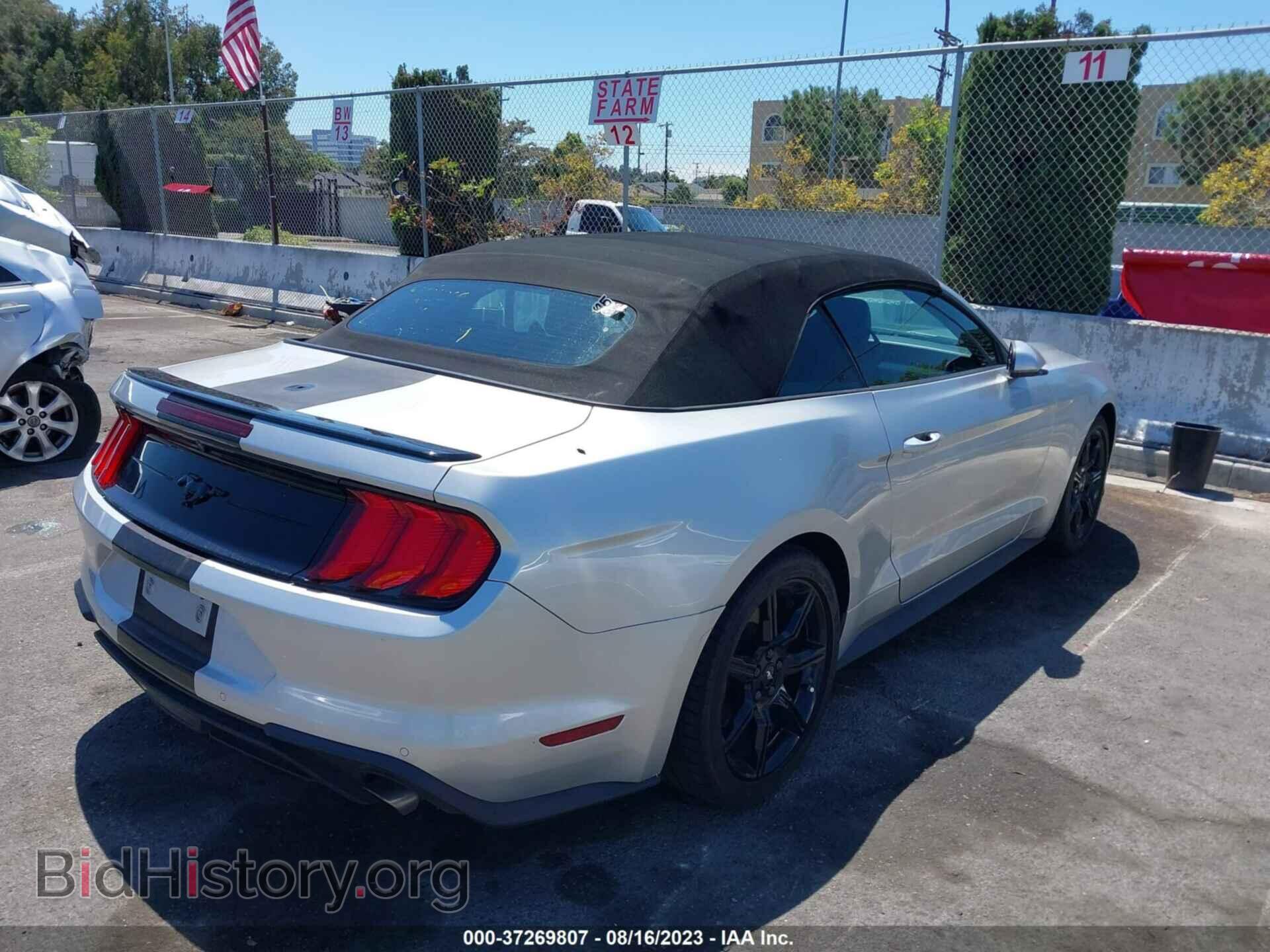 2018 FORD MUSTANG - VIN: 1FATP8UH3J5124524 - Фото 4