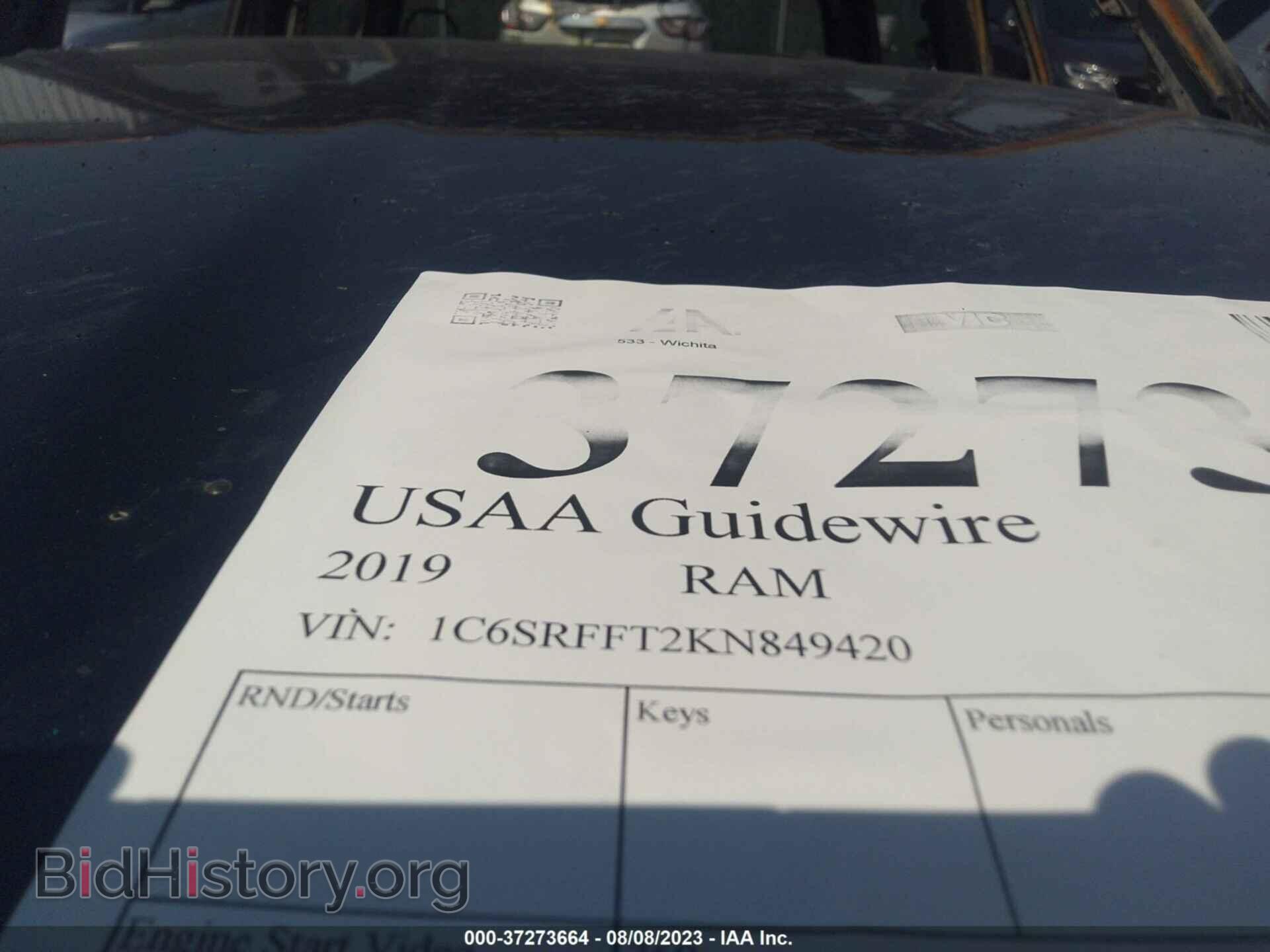2019 RAM 1500 - VIN: 1C6SRFFT2KN849420 - Фото 9