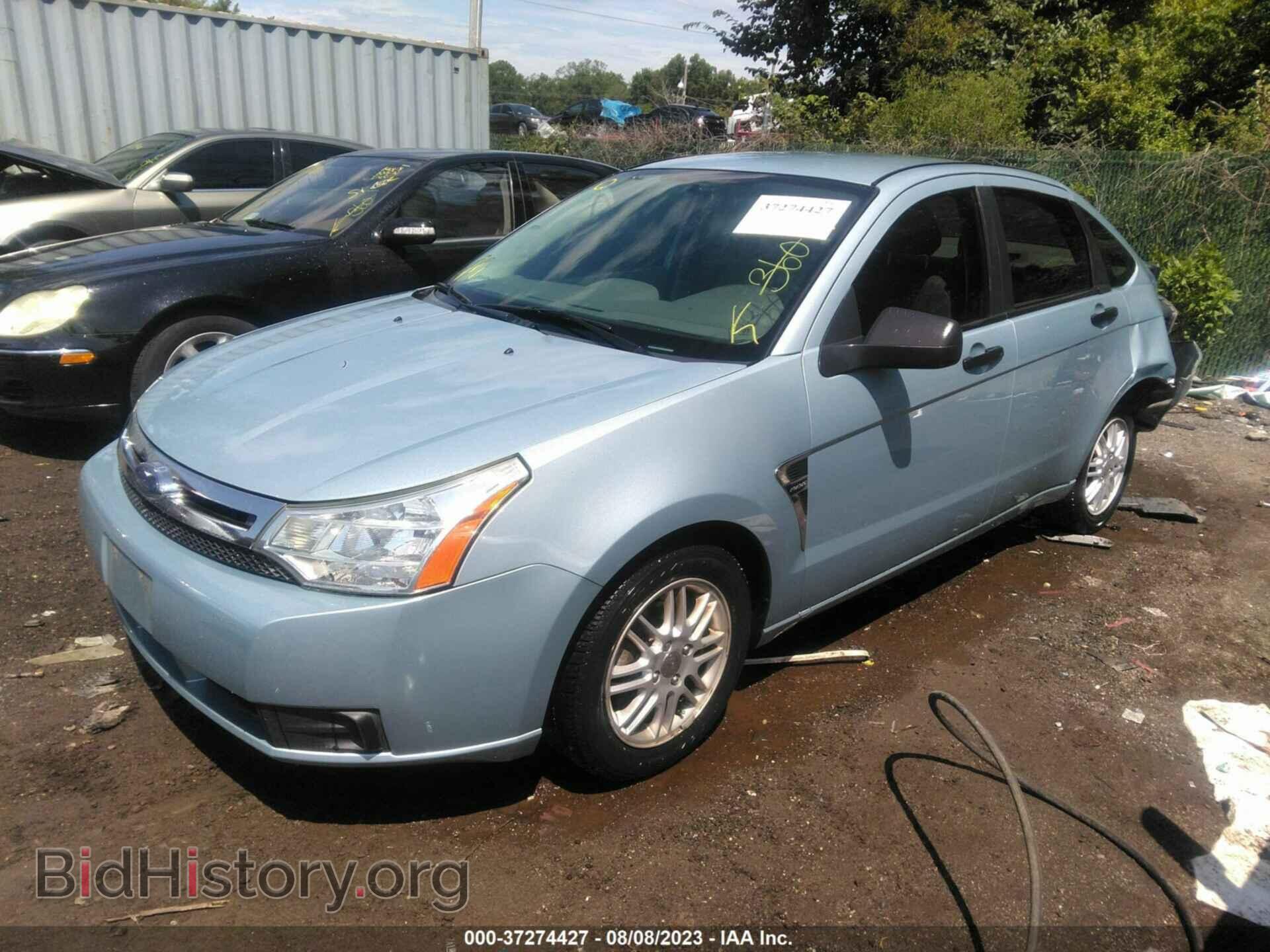 2008 FORD FOCUS - VIN: 1FAHP35N58W140466 - Фото 2