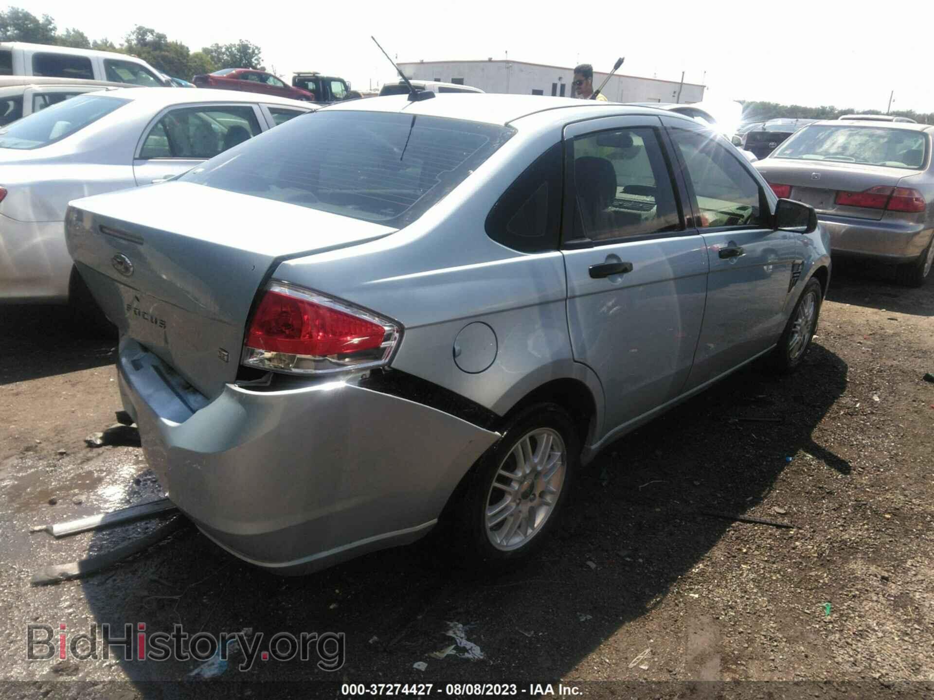 2008 FORD FOCUS - VIN: 1FAHP35N58W140466 - Фото 4