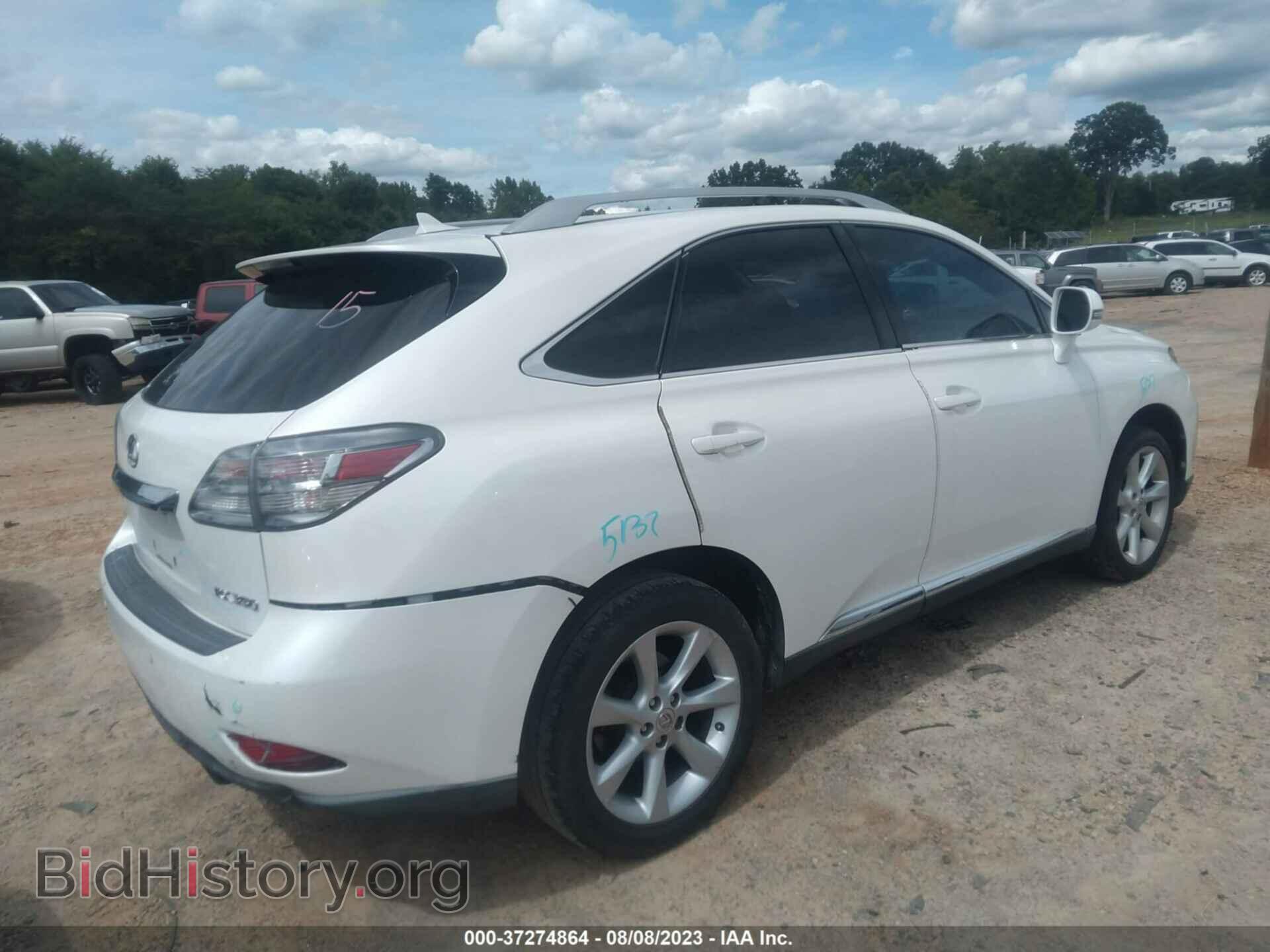 2011 LEXUS RX 350 - VIN: 2T2ZK1BA8BC051165 - Фото 4