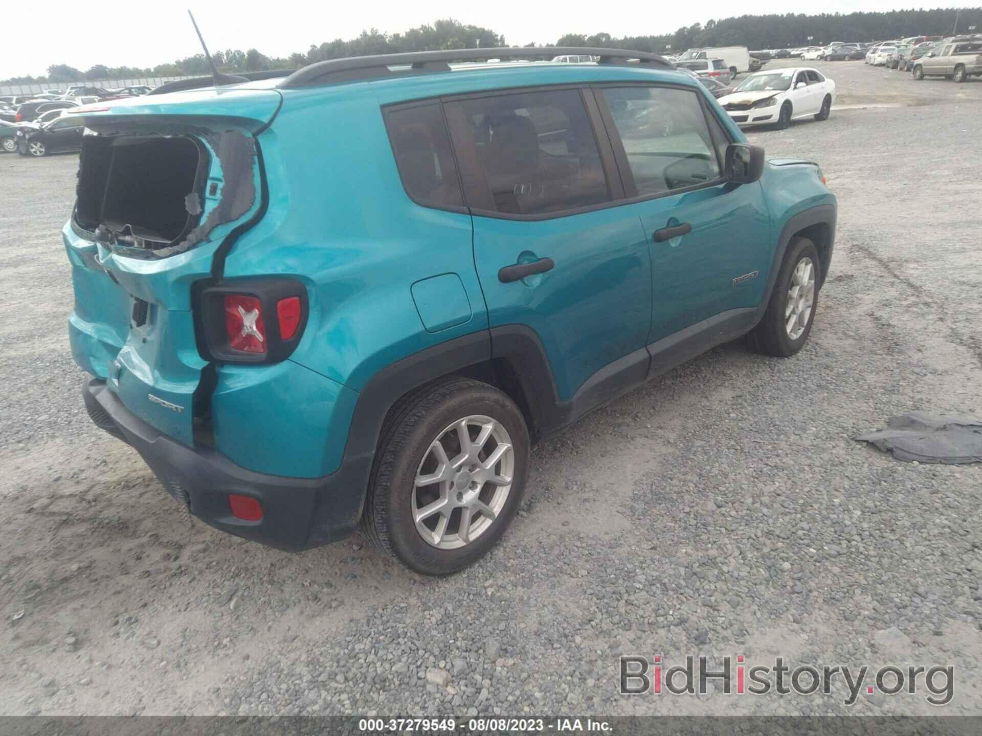 Report ZACNJAAB3LPL03827 JEEP RENEGADE 2020 Turquoise Gasoline - price ...