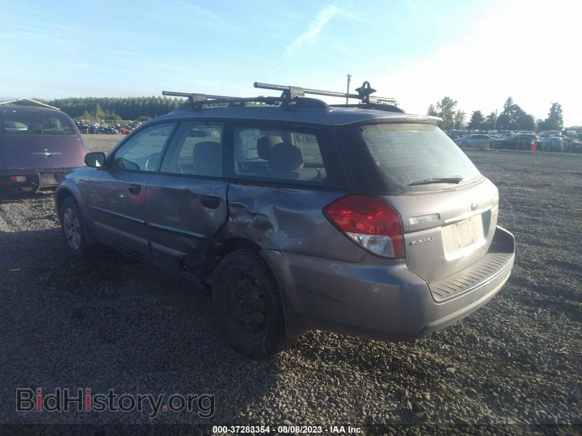 2009 SUBARU OUTBACK - VIN: 4S4BP60C496329503 - Фото 3
