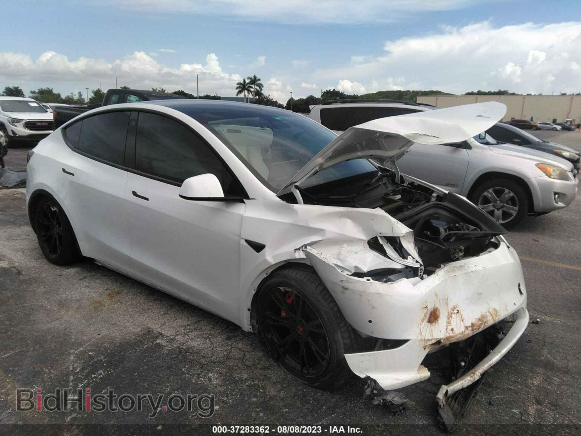 Фотография 5YJYGDED8MF103353 - TESLA MODEL Y 2021