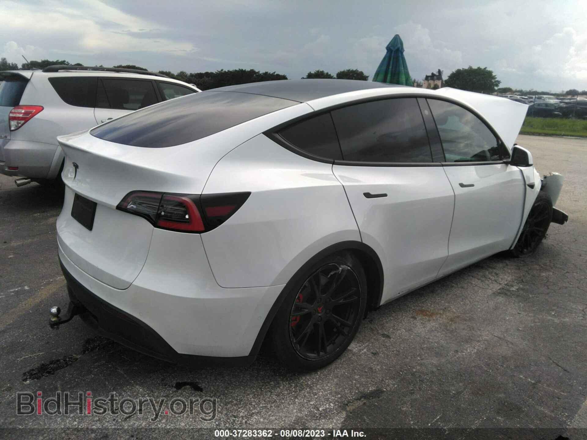 2021 TESLA MODEL Y - VIN: 5YJYGDED8MF103353 - Фото 4