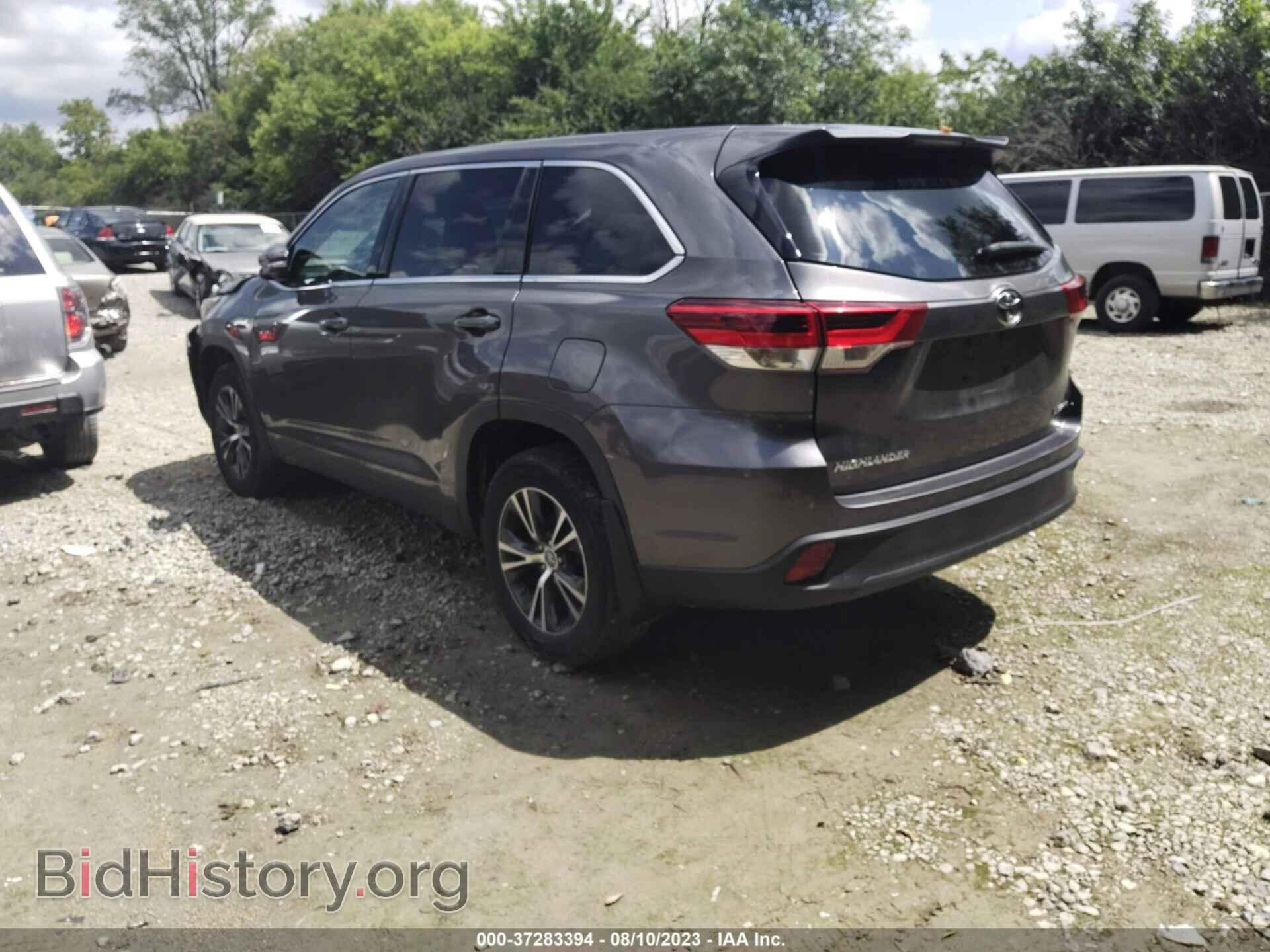2019 TOYOTA HIGHLANDER - VIN: 5TDBZRFH1KS972707 - Photo 3