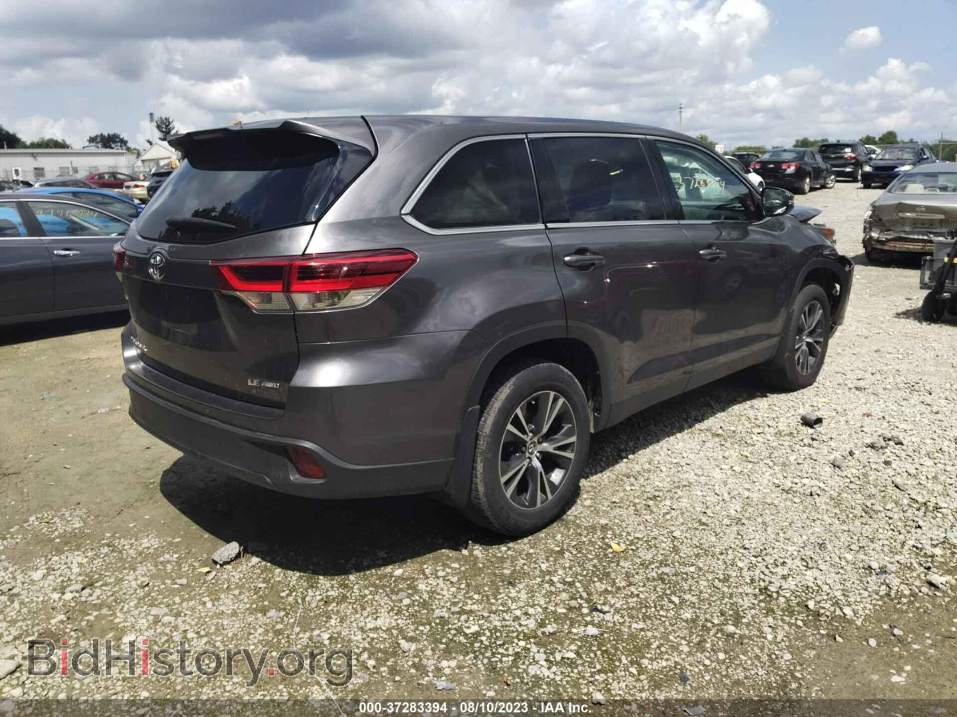 2019 TOYOTA HIGHLANDER - VIN: 5TDBZRFH1KS972707 - Photo 4