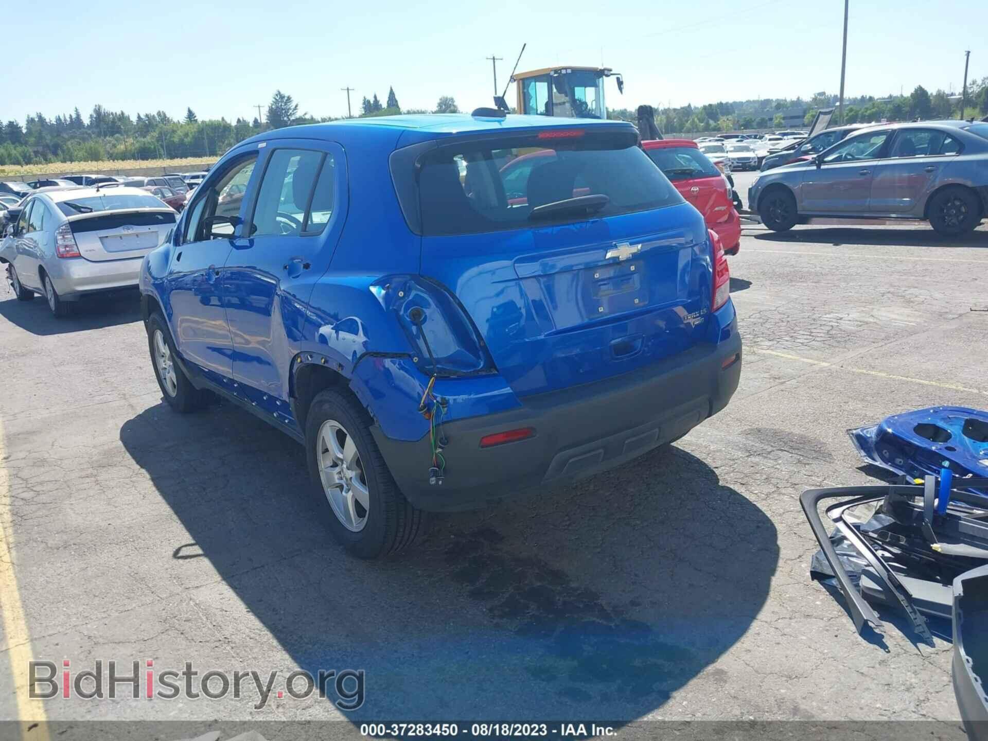 2015 CHEVROLET TRAX - VIN: KL7CJPSB9FB067188 - Фото 3