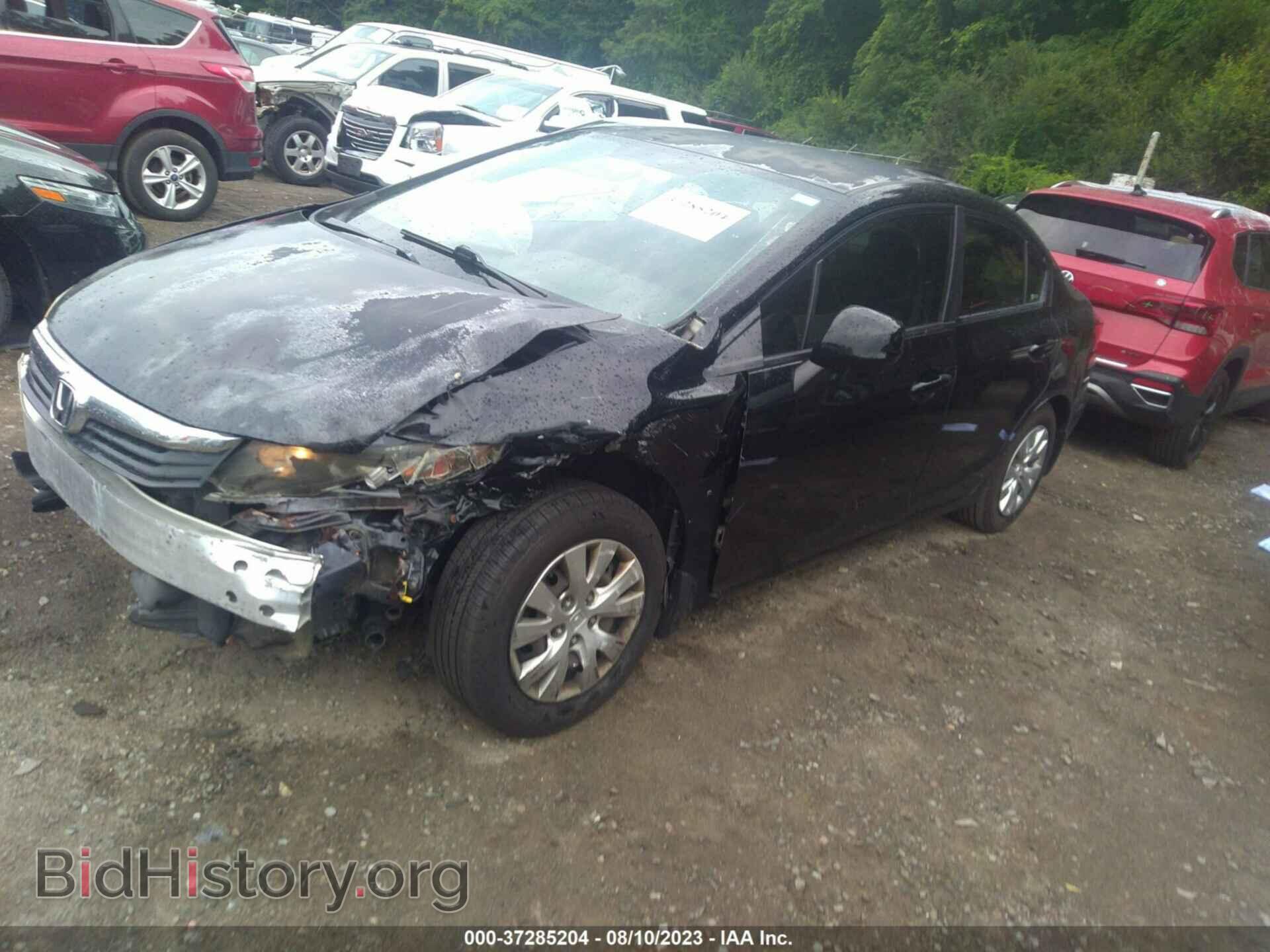 2012 HONDA CIVIC - VIN: 2HGFB2F55CH609704 - Photo 2