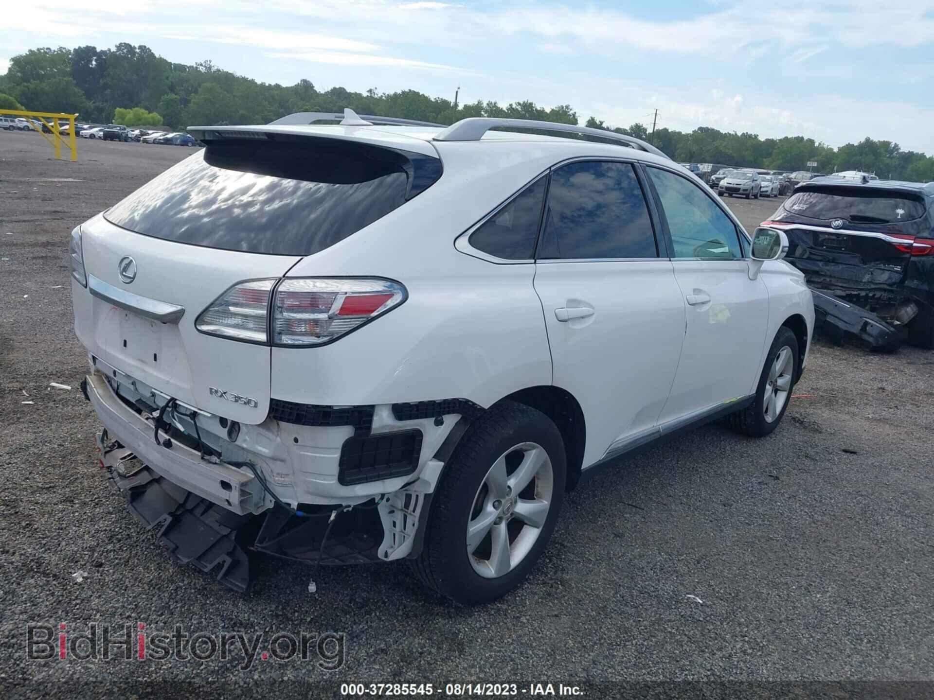 2011 LEXUS RX 350 - VIN: 2T2BK1BA3BC108860 - Фото 4