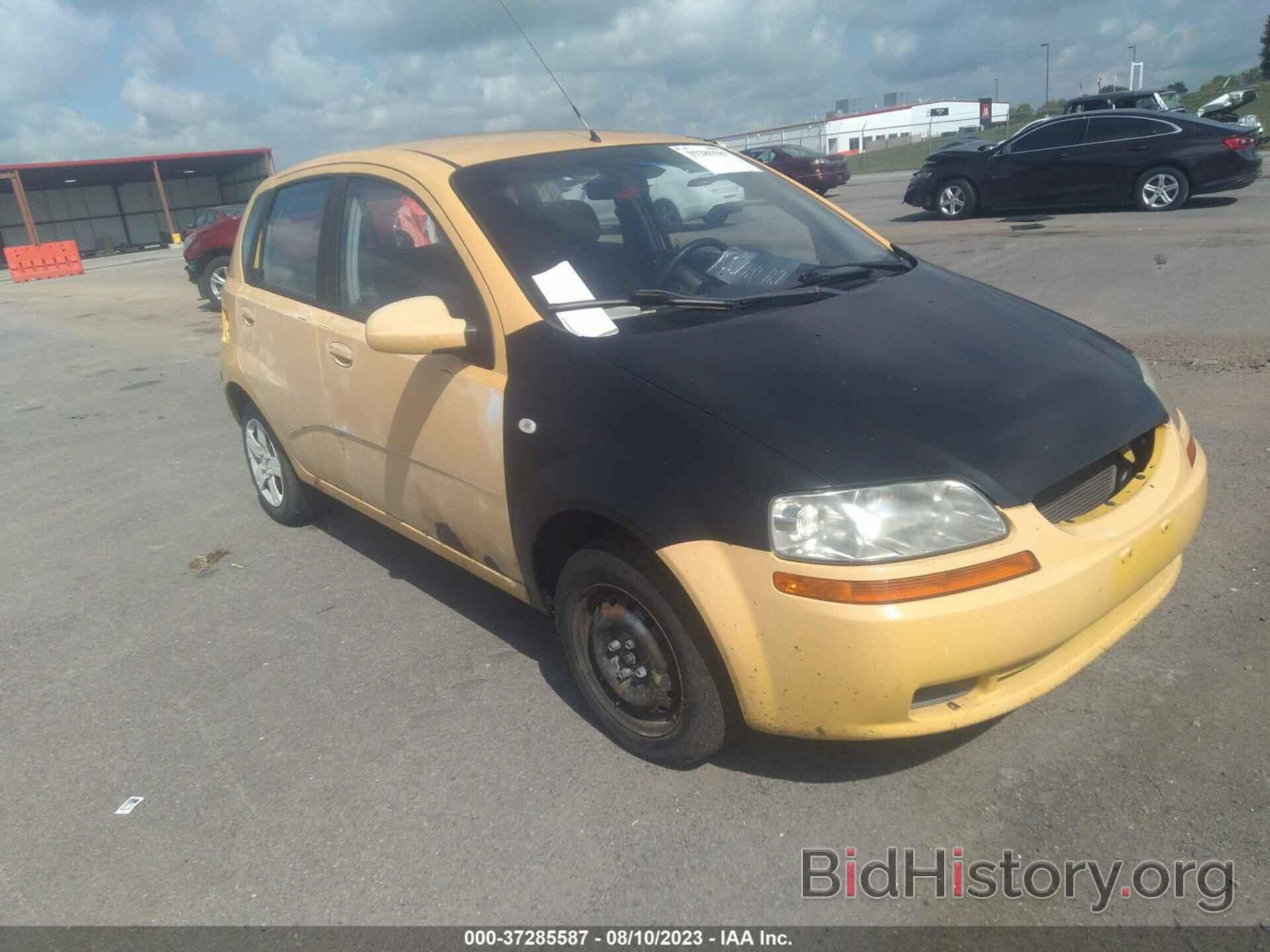 Photo KL1TD66646B555456 - CHEVROLET AVEO 2006