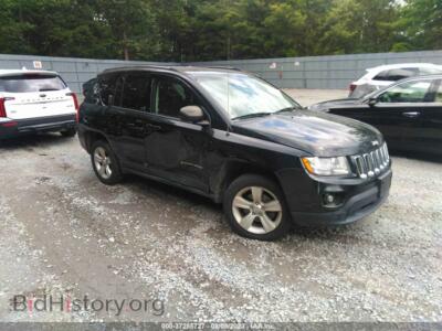 2012 Jeep COMPASS Latitude, black — VIN 1C4NJDEBXCD584621, IAAI