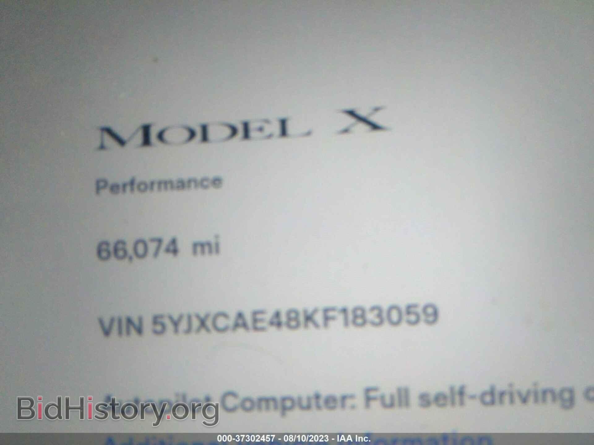 2019 TESLA MODEL X - VIN: 5YJXCAE48KF183059 - Photo 15