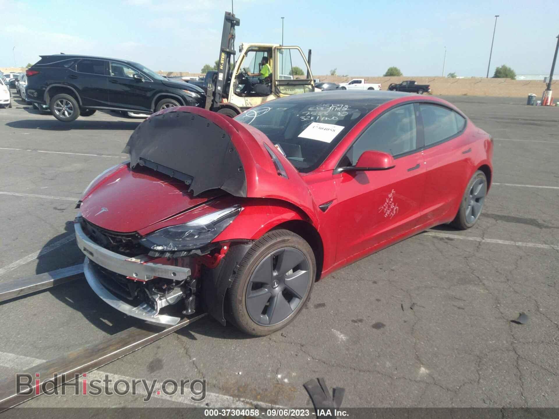 2022 TESLA MODEL 3 - VIN: 5YJ3E1EB8NF306015 - Photo 2