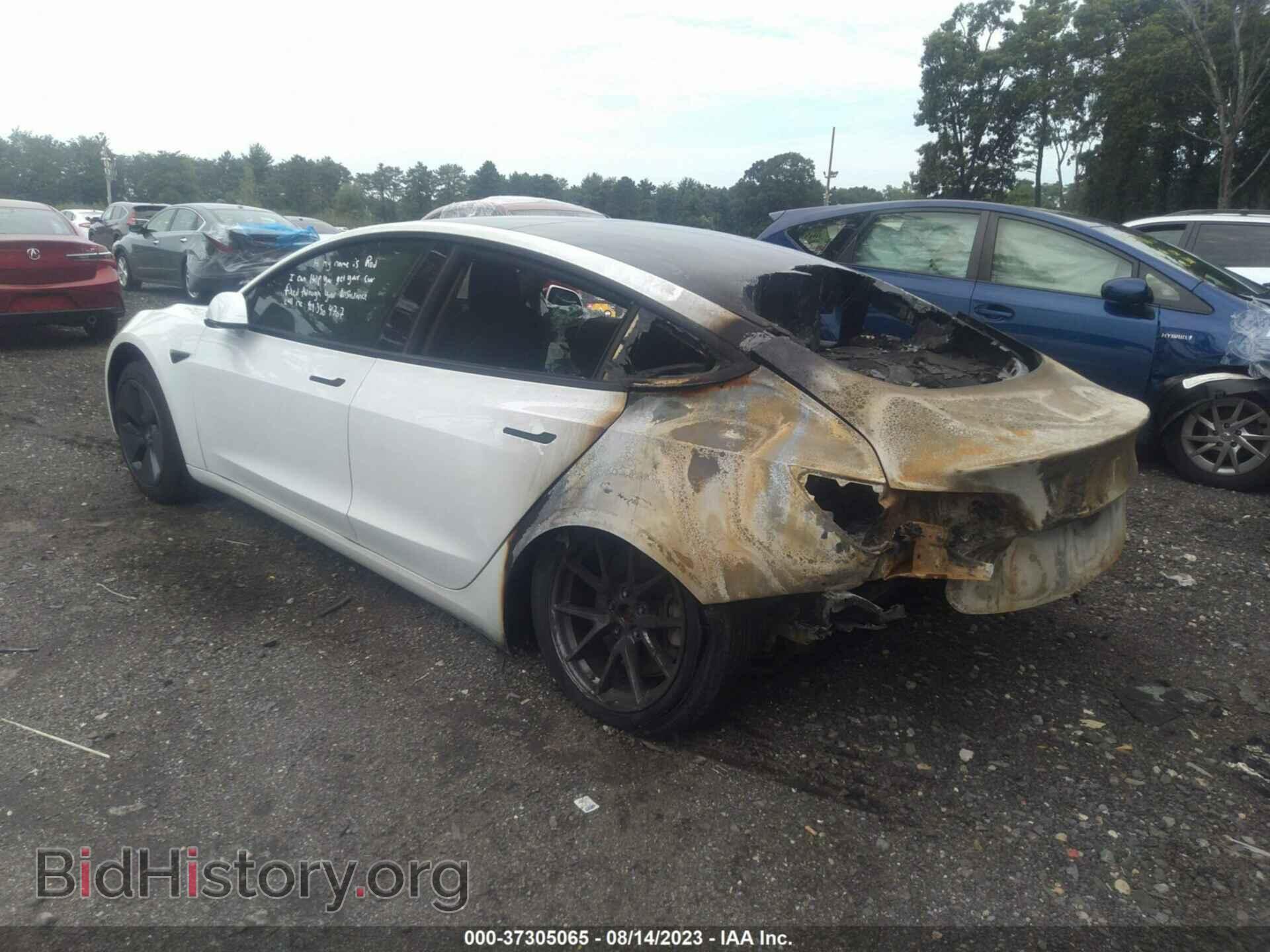 2021 TESLA MODEL 3 - VIN: 5YJ3E1EA3MF861024 - Фото 3