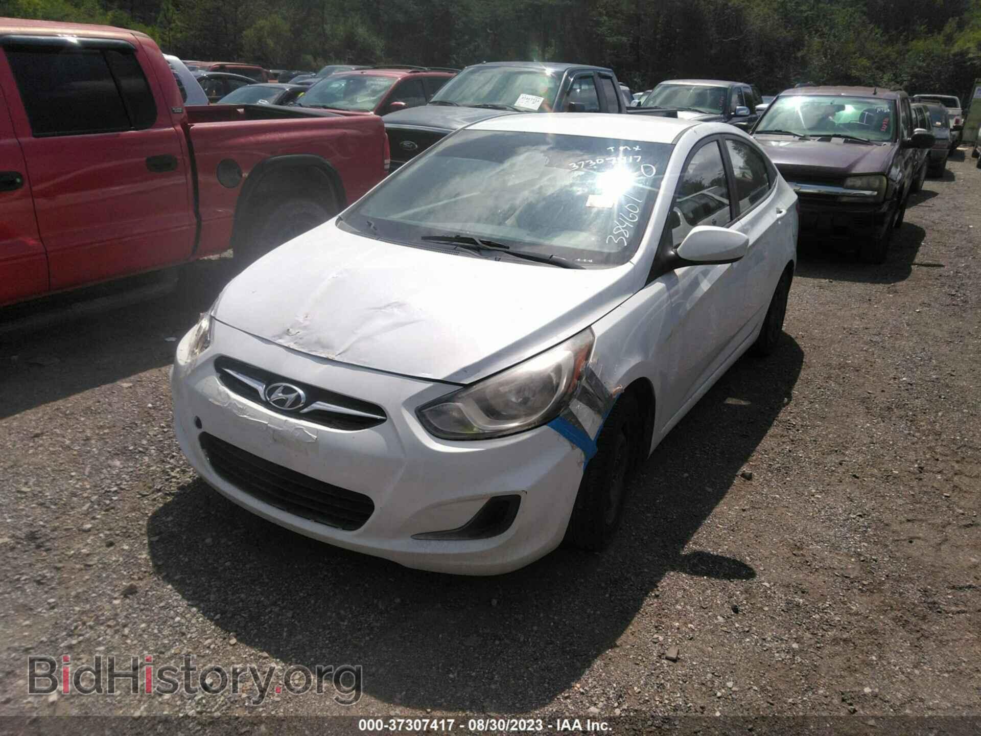 2013 HYUNDAI ACCENT - VIN: KMHCT4AE3DU384601 - Фото 2