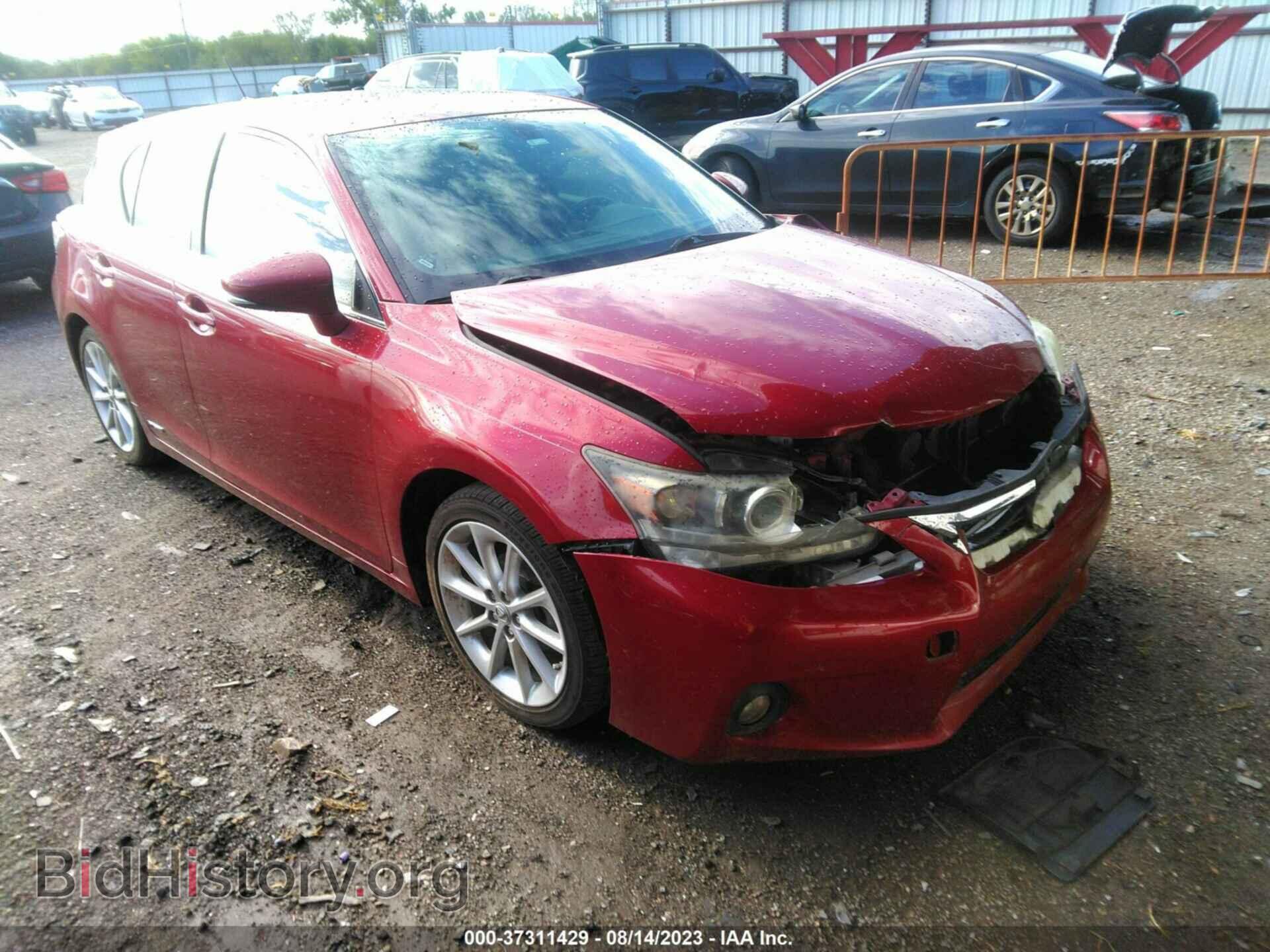 Photo JTHKD5BH1C2116604 - LEXUS CT 200H 2012