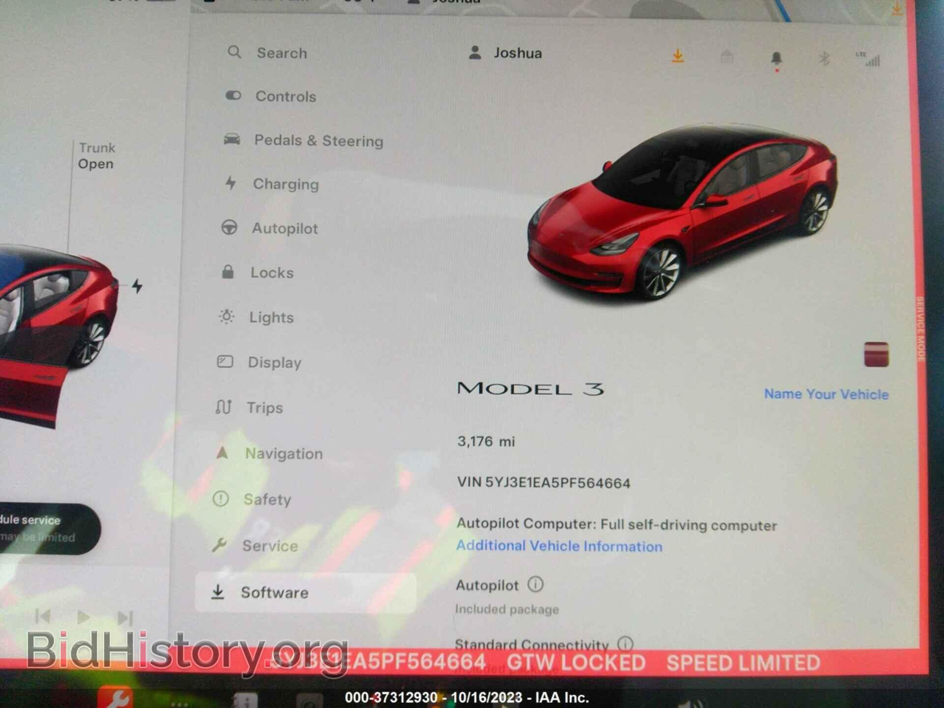2023 TESLA MODEL 3 - VIN: 5YJ3E1EA5PF564664 - Photo 7