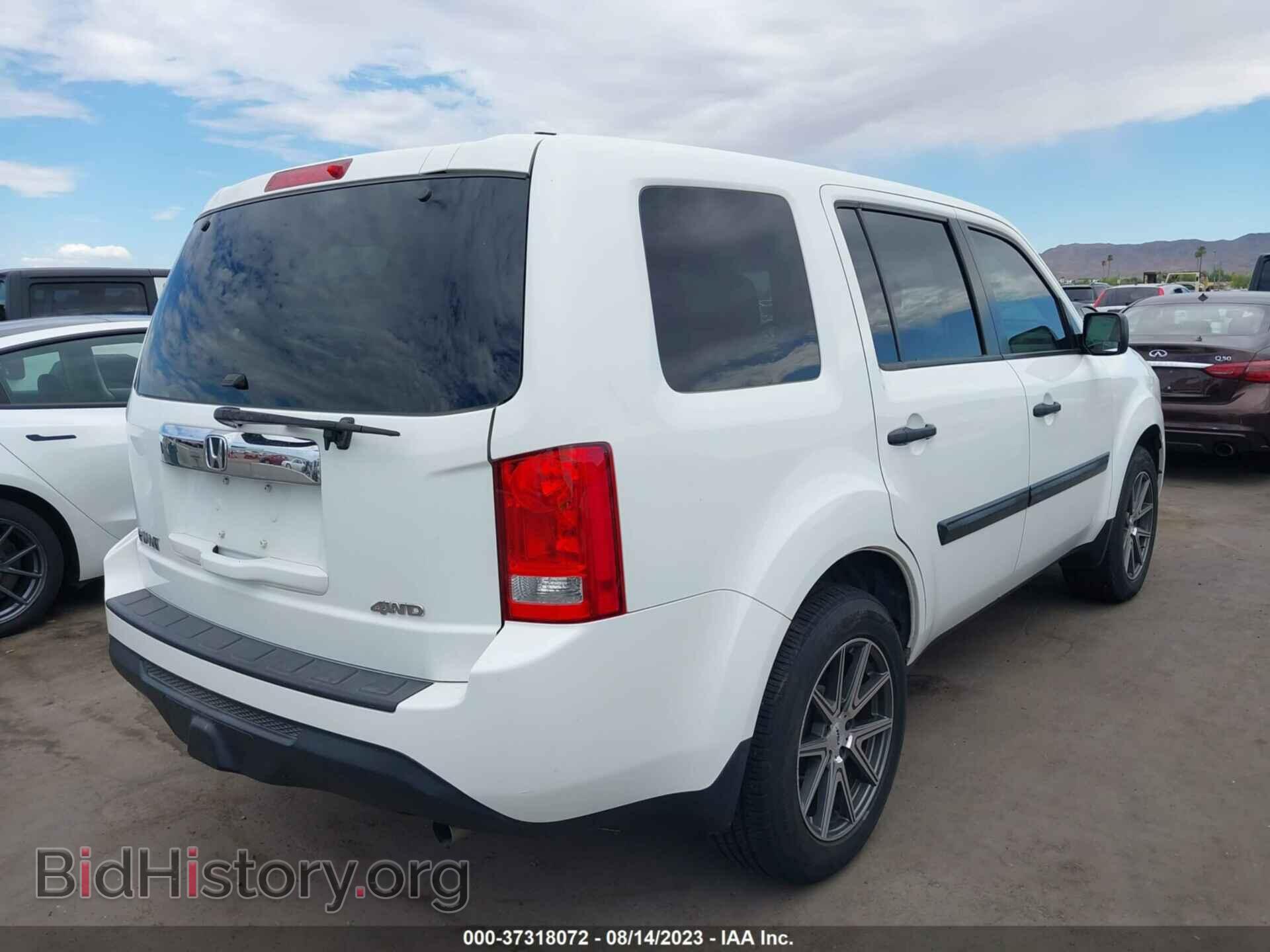 2012 HONDA PILOT - VIN: 5FNYF4H22CB070538 - Photo 4