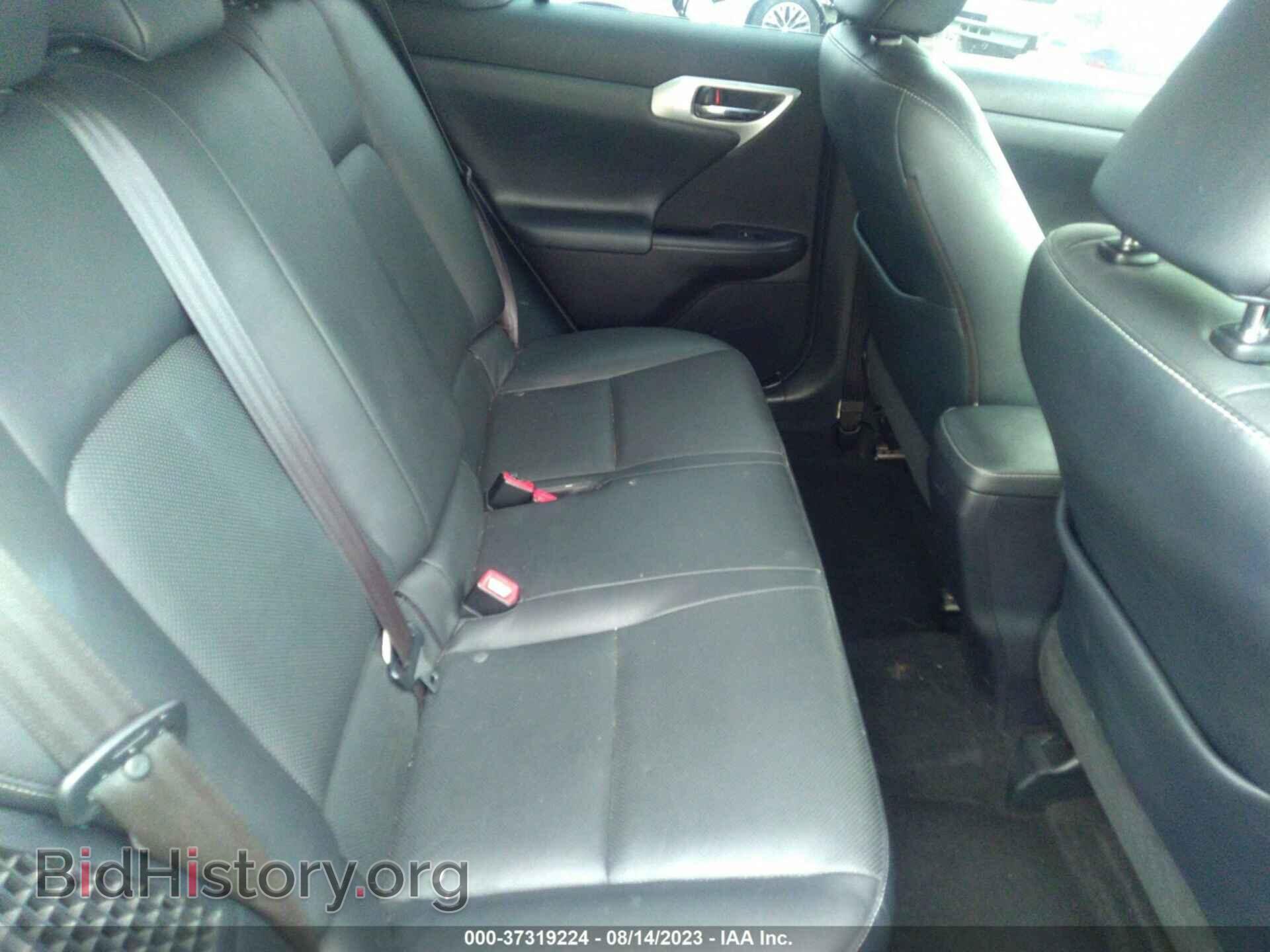 2012 LEXUS CT 200H - VIN: JTHKD5BH1C2120331 - Фото 8