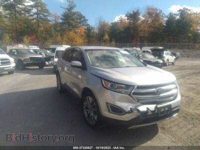 2015 Ford EDGE Titanium, silver — VIN 2FMTK4K80FBC28083, IAAI