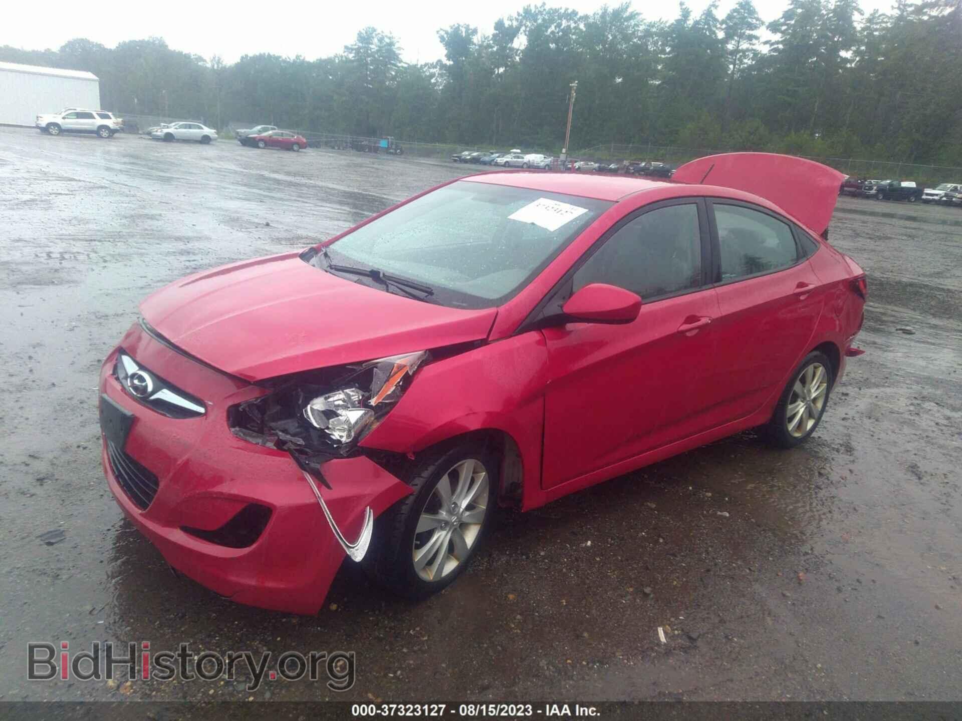 2013 HYUNDAI ACCENT - VIN: KMHCU4AE7DU462455 - Фото 2