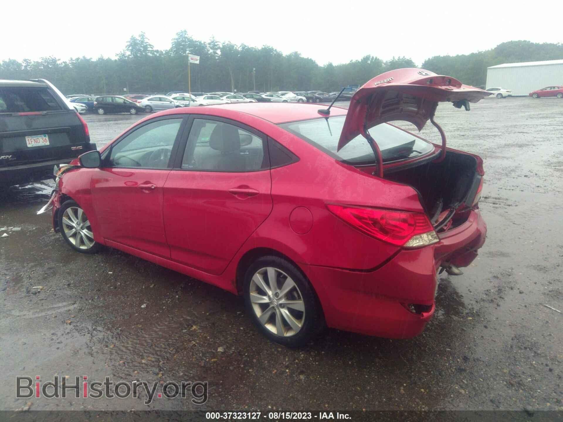2013 HYUNDAI ACCENT - VIN: KMHCU4AE7DU462455 - Фото 3