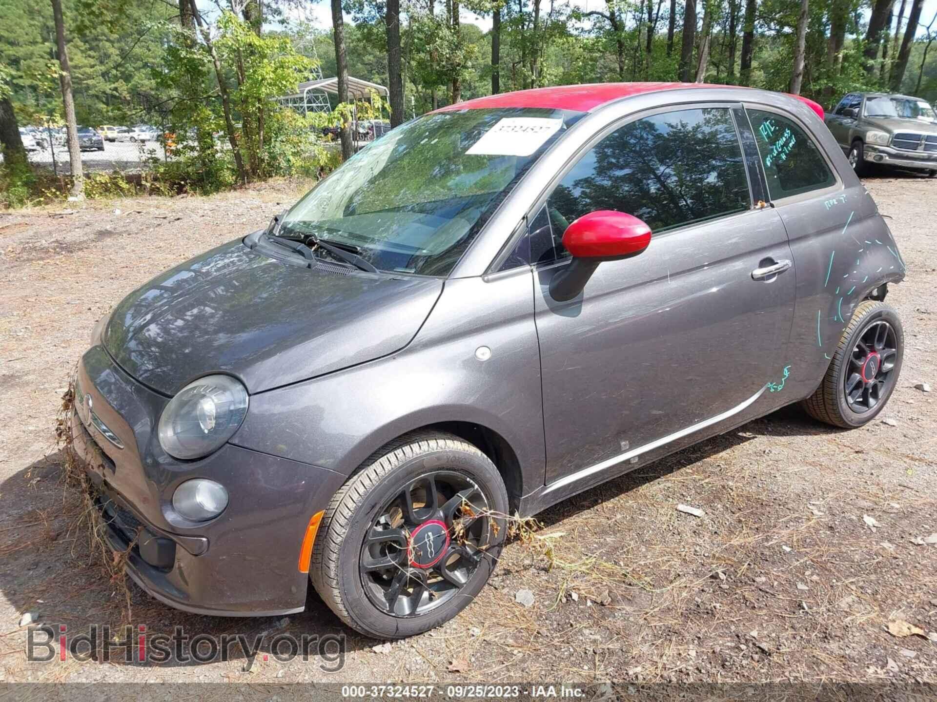 2015 FIAT 500 - VIN: 3C3CFFAR6FT657364 - Фото 2