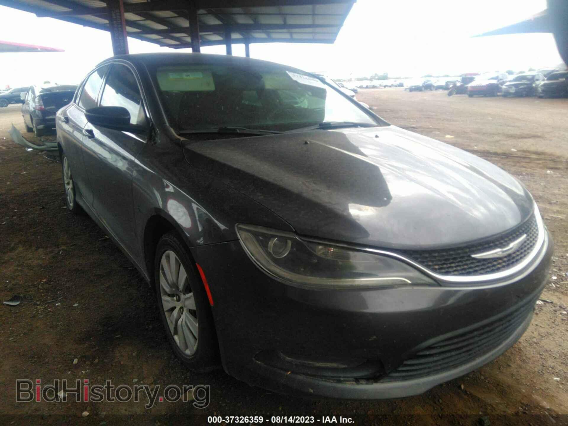 Фотография 1C3CCCFB6GN172257 - CHRYSLER 200 2016