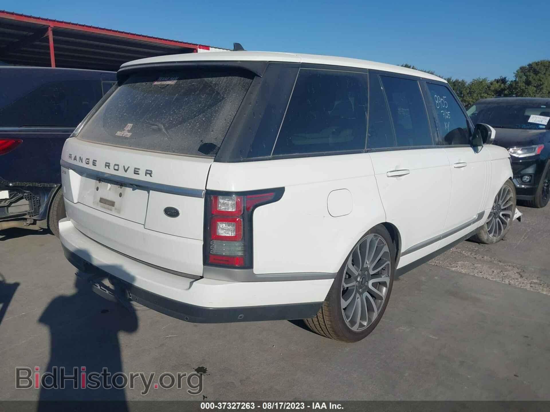 2016 LAND ROVER RANGE ROVER - VIN: SALGV2EF1GA317470 - Фото 4
