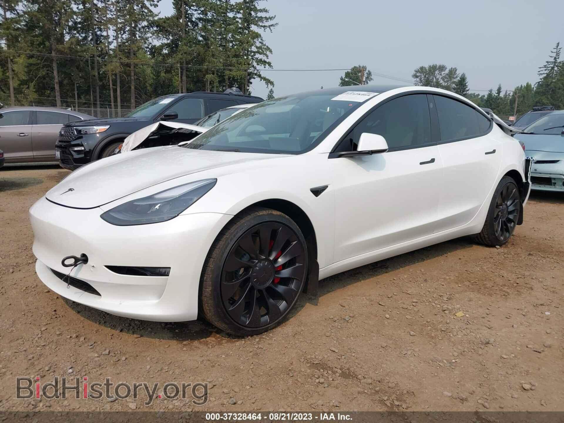 2023 TESLA MODEL 3 - VIN: 5YJ3E1EC7PF552128 - Фото 2