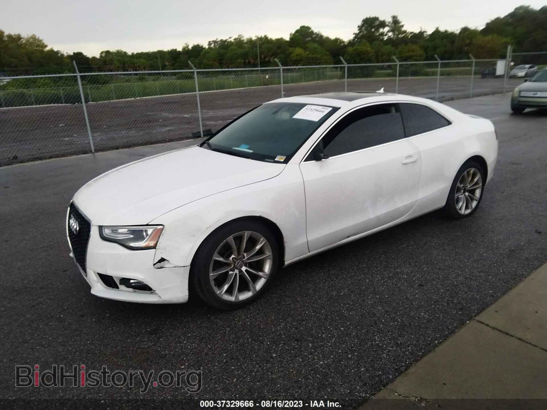 2013 AUDI A5 - VIN: WAUCFAFR4DA008185 - Photo 2