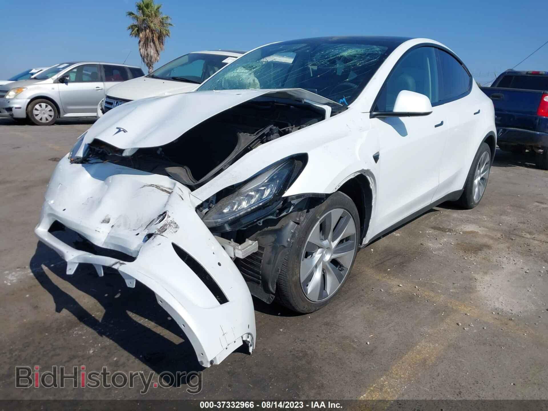 2021 TESLA MODEL Y - VIN: 5YJYGAEE4MF274575 - Фото 2