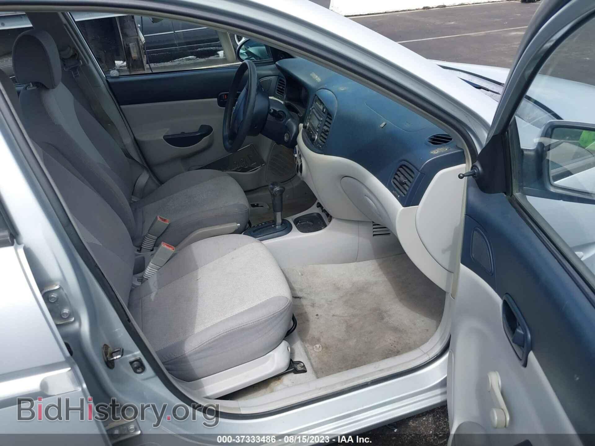 2006 HYUNDAI ACCENT - VIN: KMHCN46C86U057843 - Фото 5