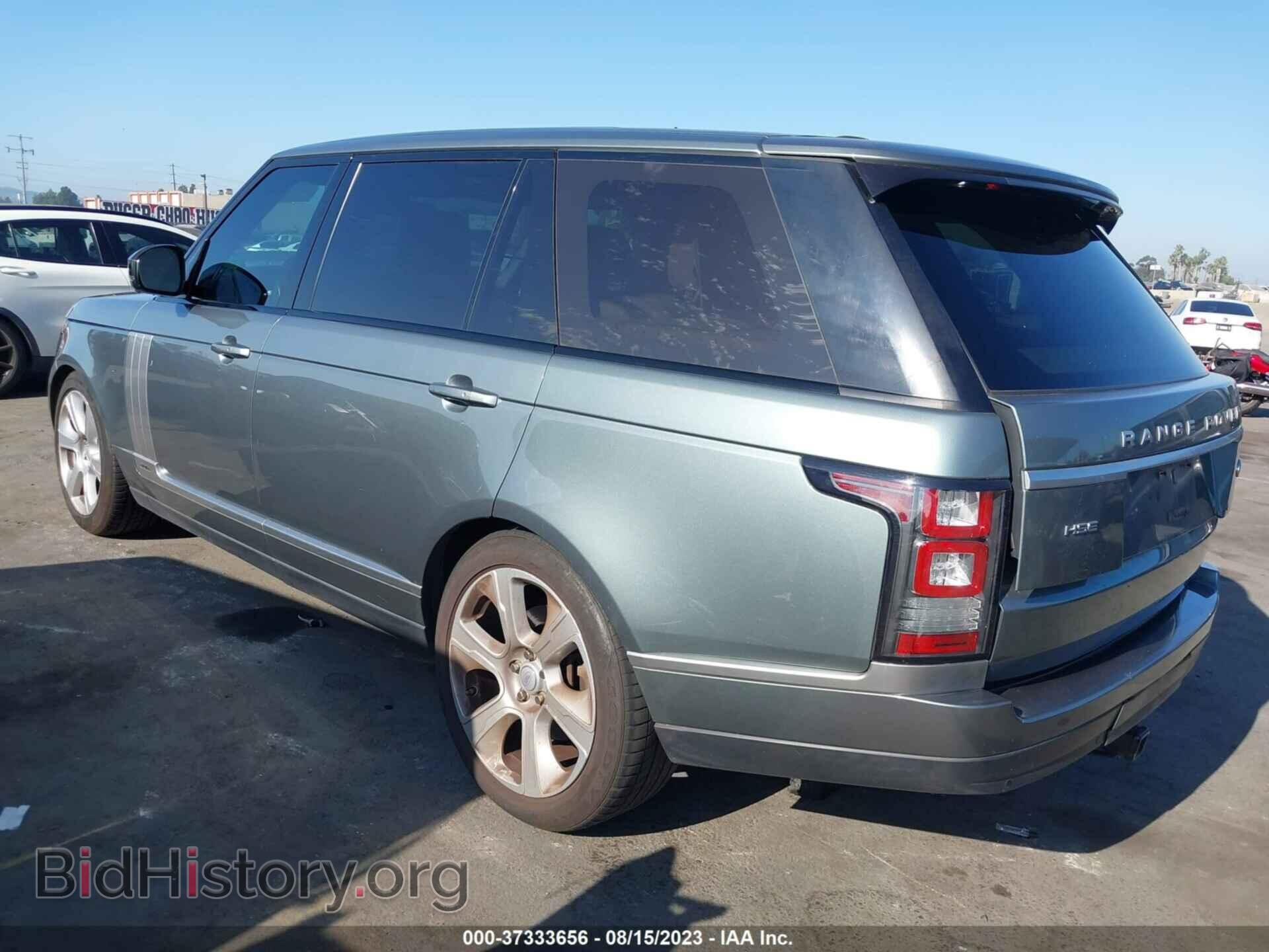 2015 LAND ROVER RANGE ROVER - VIN: SALGS3VF6FA205289 - Фото 3
