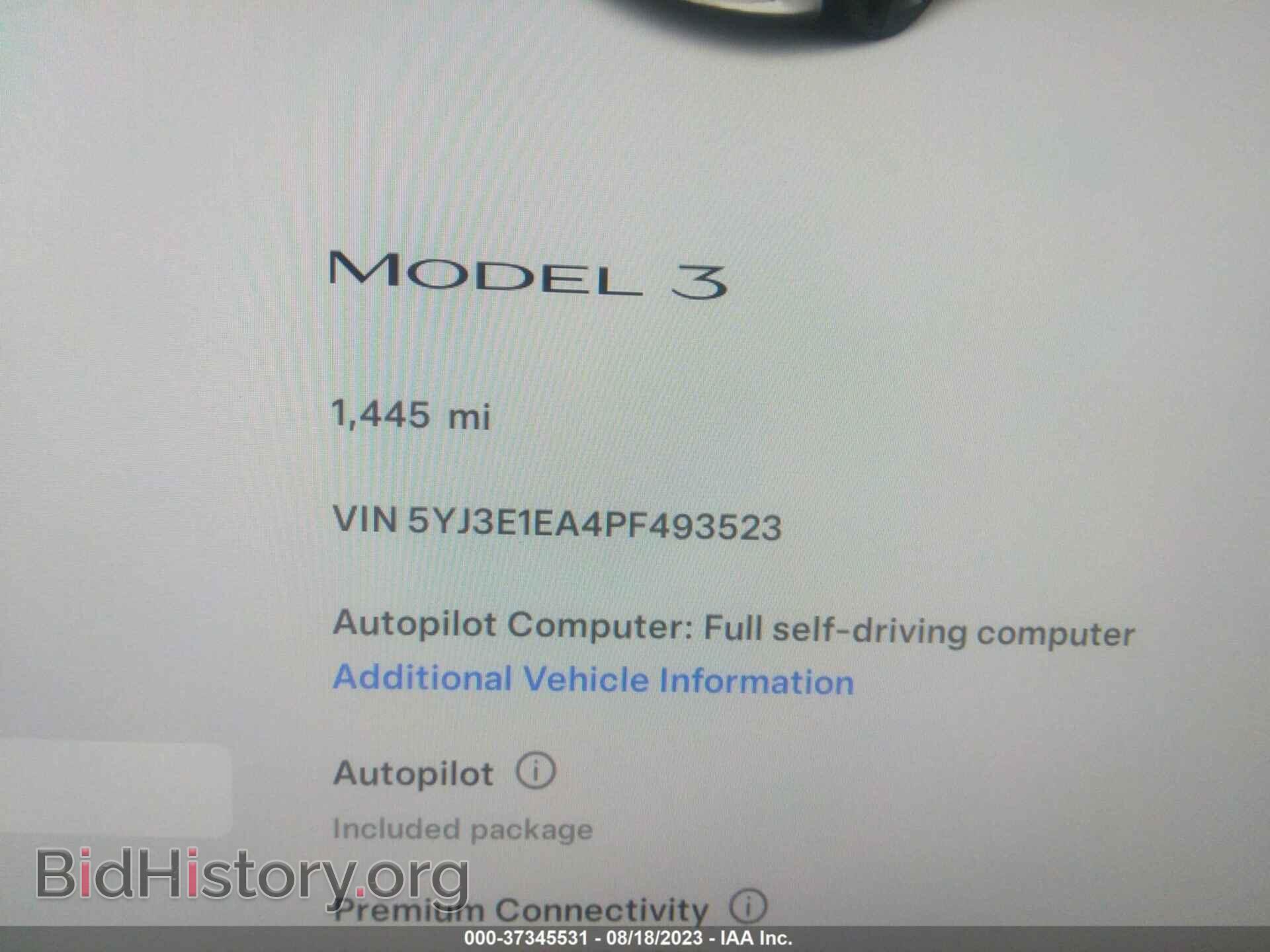 2023 TESLA MODEL 3 - VIN: 5YJ3E1EA4PF493523 - Photo 7