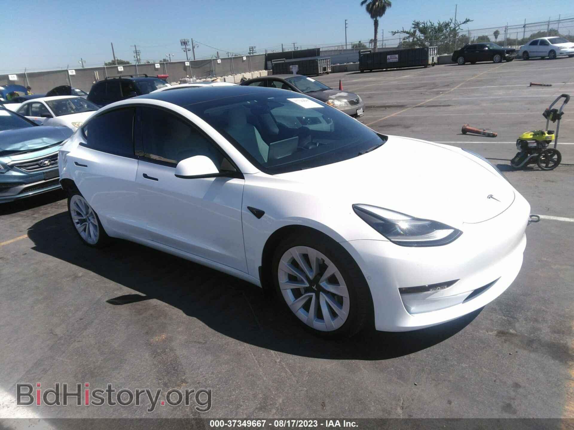 Photo 5YJ3E1EB6MF053968 - TESLA MODEL 3 2021
