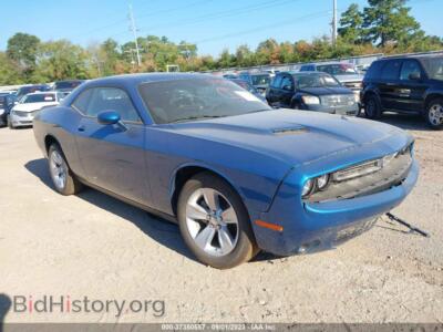 2023 Dodge CHALLENGER SXT, синий — VIN 2C3CDZAGXPH526132, IAAI