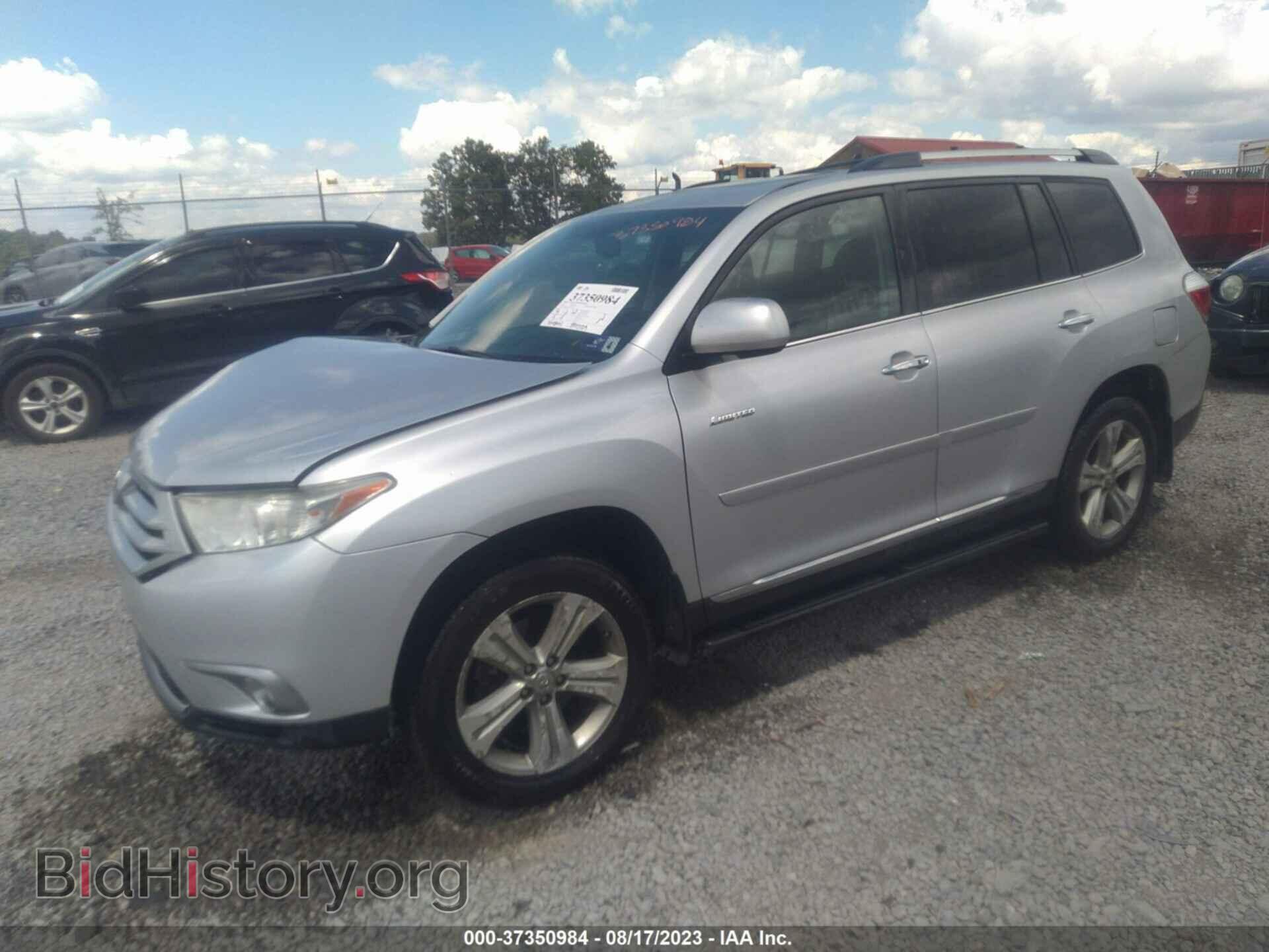 2012 TOYOTA HIGHLANDER - VIN: 5TDDK3EH1CS103473 - Фото 2