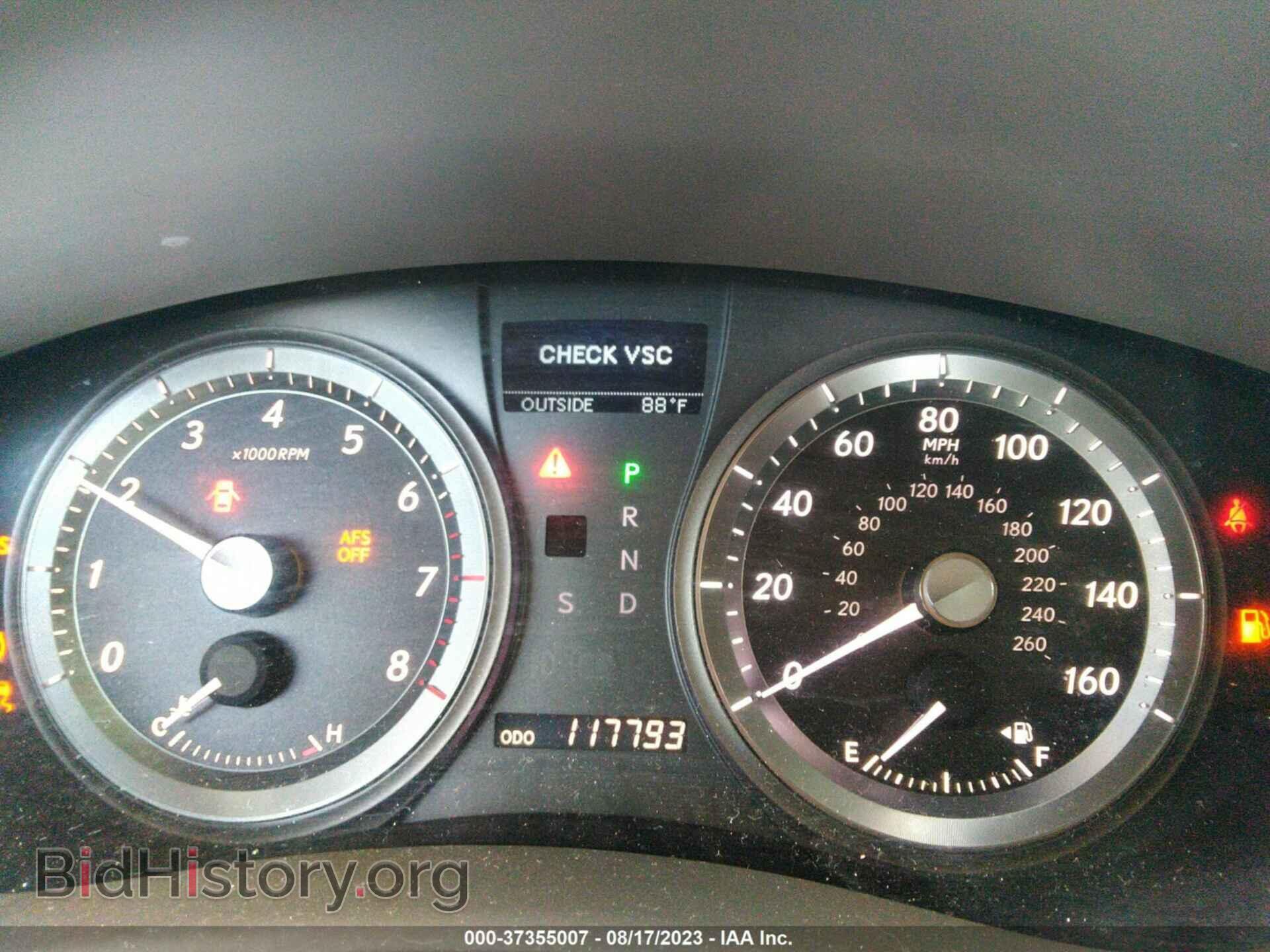2007 LEXUS ES 350 - VIN: JTHBJ46G972017474 - Фото 7