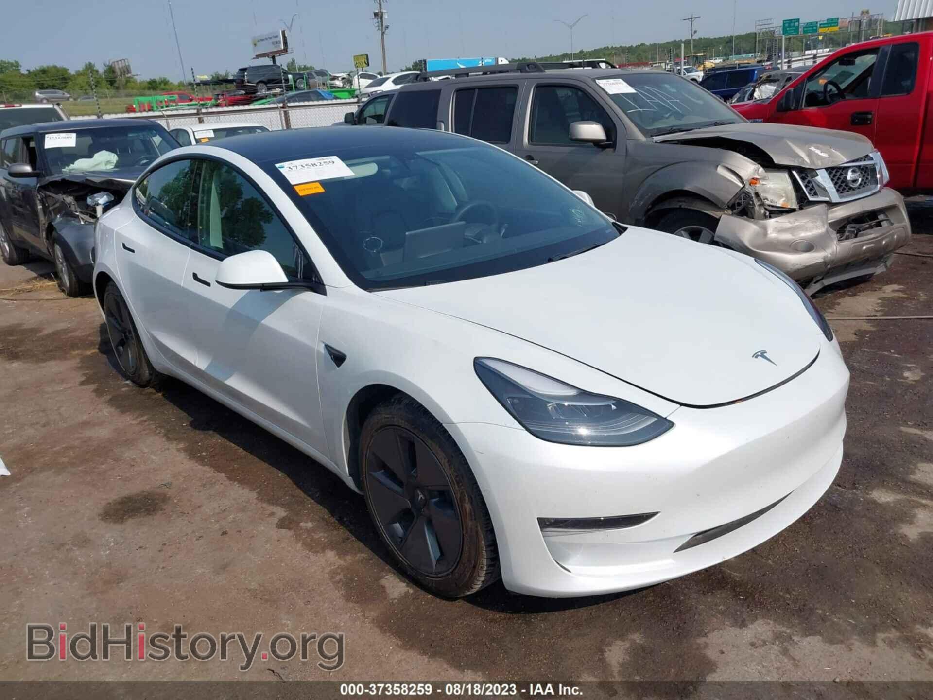 Photo 5YJ3E1EB0MF915517 - TESLA MODEL 3 2021