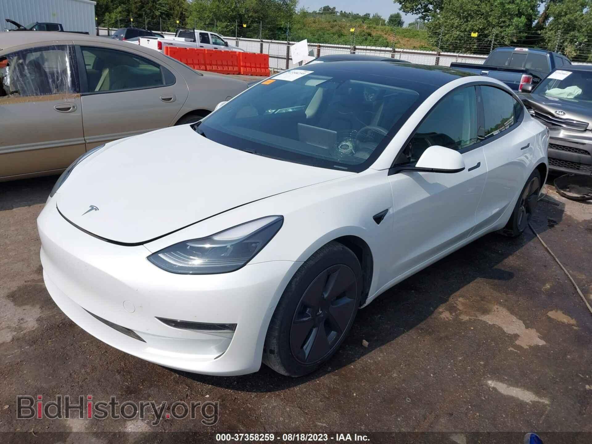 2021 TESLA MODEL 3 - VIN: 5YJ3E1EB0MF915517 - Фото 2