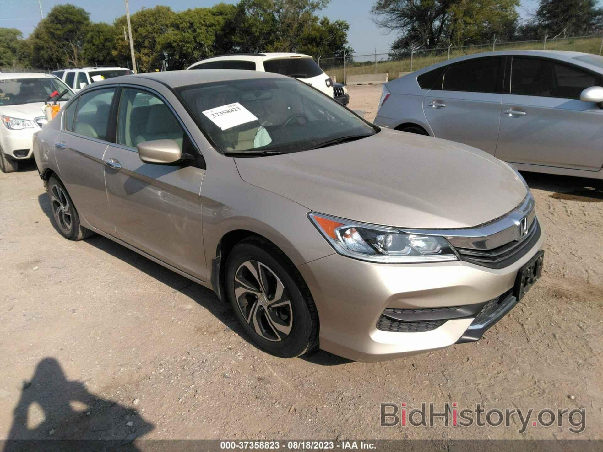 Photo 1HGCR2F39GA084597 - HONDA ACCORD SEDAN 2016