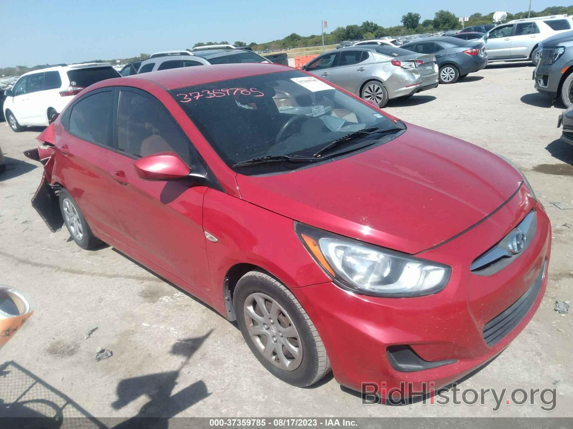 Photo KMHCT4AE3EU586906 - HYUNDAI ACCENT 2014