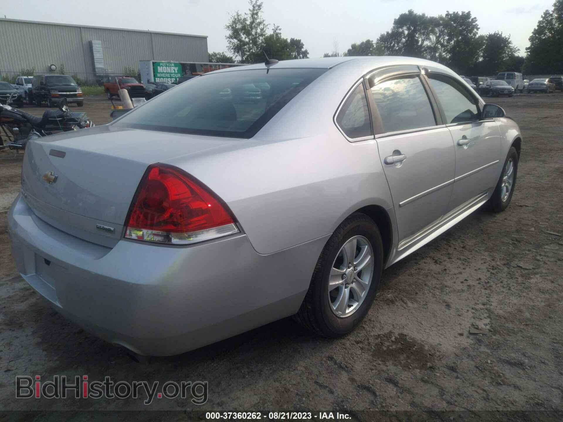 2012 CHEVROLET IMPALA - VIN: 2G1WF5E3XC1273070 - Фото 4