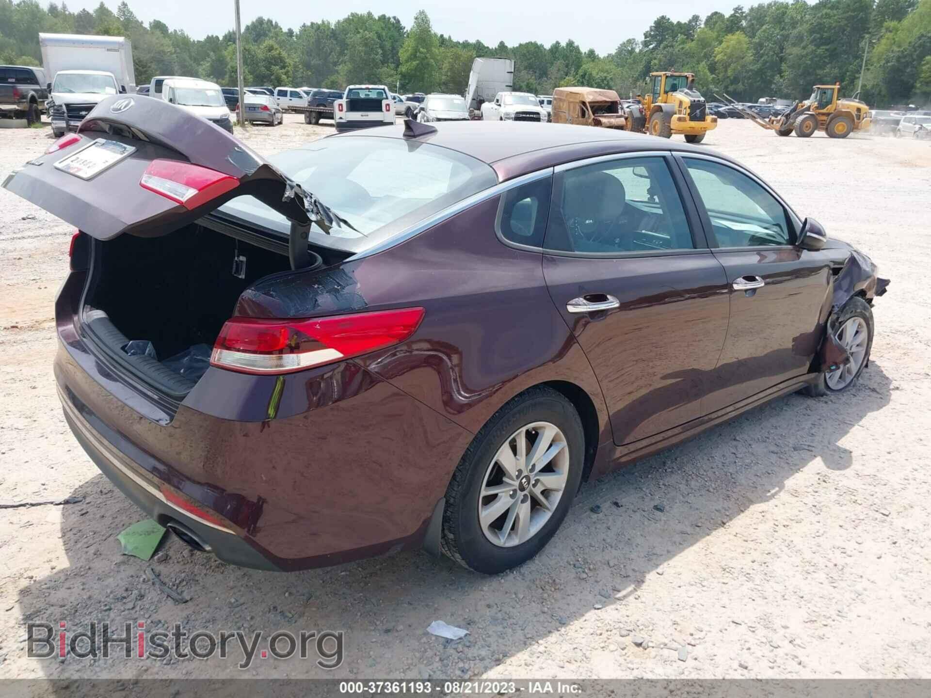 2016 KIA OPTIMA - VIN: 5XXGT4L32GG107739 - Фото 4