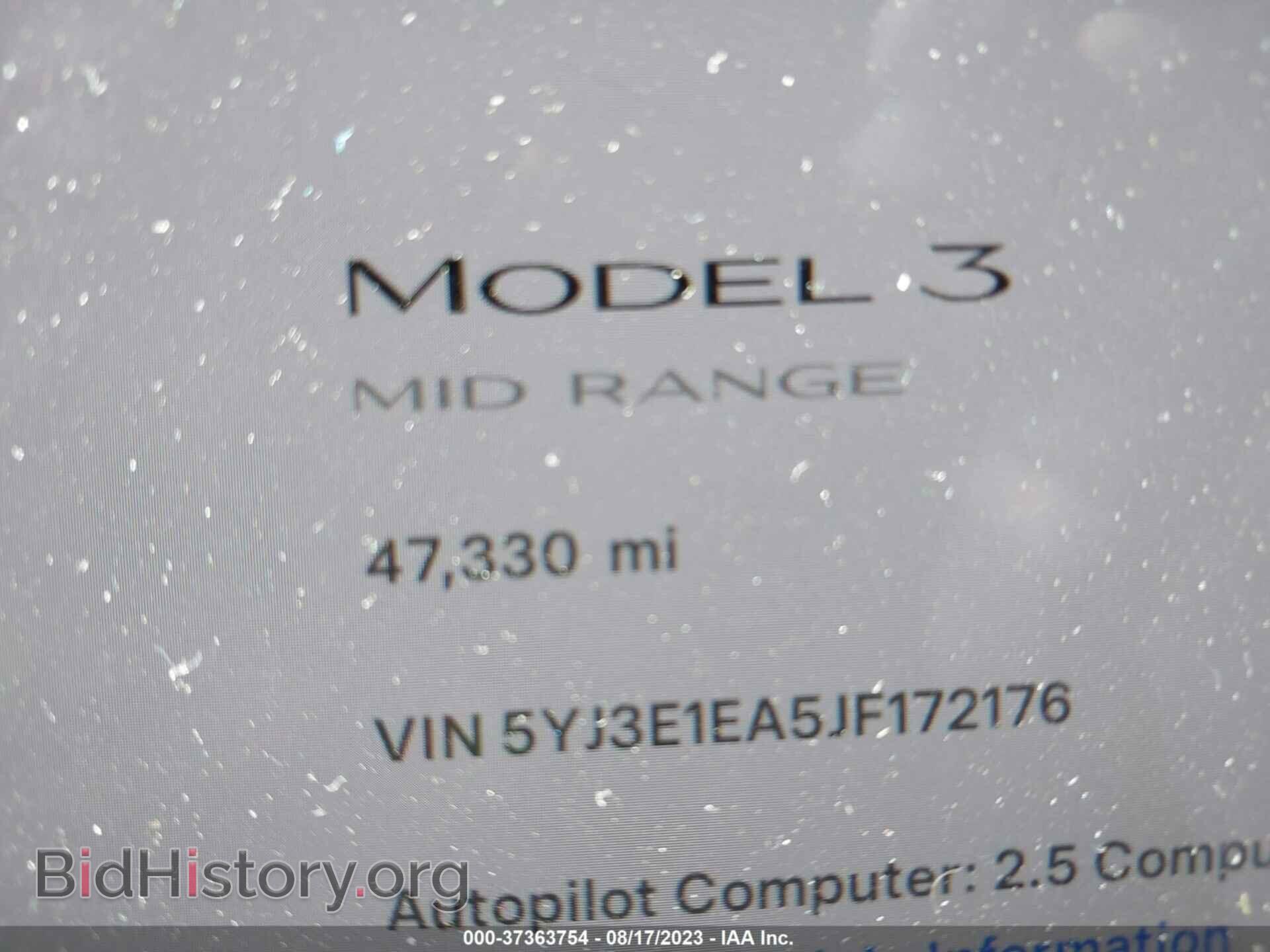 2018 TESLA MODEL 3 - VIN: 5YJ3E1EA5JF172176 - Фото 14